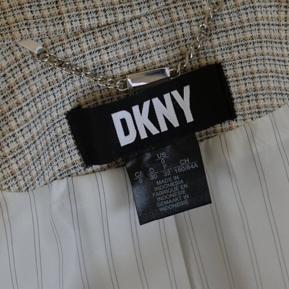 NWOT DKNY Double Breasted Blazer Sz 0 - Picture 4 of 9